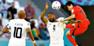 Qatar 2022: En partido trepidante Ghana vence a Corea del Sur Qatar 2022: En partido trepidante Ghana vence a Corea del Sur