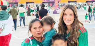 Critican a esposa de Guardado por llevar niñera a Qatar Critican a esposa de Guardado por llevar niñera a Qatar