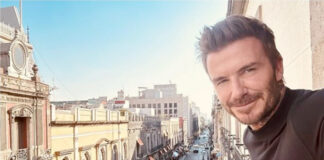 David Beckham de visita en México, las redes explotan David Beckham de visita en México, las redes explotan