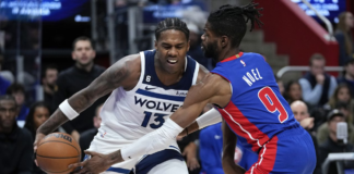 Saddiq Bey anotó 31 puntos y los Pistons vencieron 135-118 a los Minnesota Timberwolves Saddiq Bey anotó 31 puntos y los Pistons vencieron 135-118 a los Minnesota Timberwolves