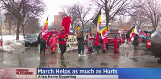Marcha de los Parientes Indígenas Desaparecidos y Asesinados (MMIW) en Minneapolis Marcha de los Parientes Indígenas Desaparecidos y Asesinados (MMIW) en Minneapolis