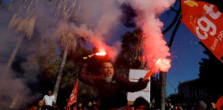 Jornada de huelgas y más manifestaciones en Francia Jornada de huelgas y más manifestaciones en Francia