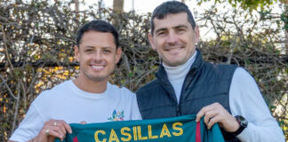 Emotivo reencuentro entre “Chicharito” e Iker Casillas Emotivo reencuentro entre "Chicharito" e Iker Casillas