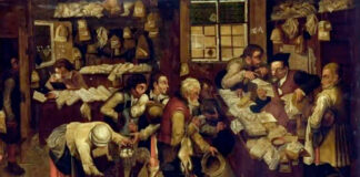 Hallan tras una puerta, una obra de Brueghel el Joven Hallan tras una puerta, una obra de Brueghel el Joven