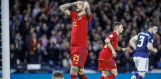 La selección de Escocia borra a la oncena española por 2 a 0 La selección de Escocia borra a la oncena española por 2 a 0