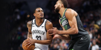 Por apenas un punto y en tiempo extra, los Timberwolves caen contra los Nets Por apenas un punto y en tiempo extra, los Timberwolves caen contra los Nets