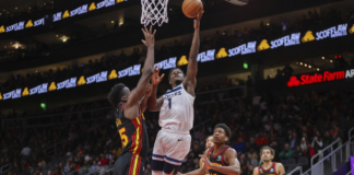 Anthony Edwards anotó 32 puntos en su ciudad natal, Atlanta, y Timberwolves vencen a Hawks Anthony Edwards anotó 32 puntos en su ciudad natal, Atlanta, y Timberwolves vencen a Hawks