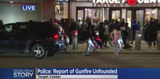 MPD confirmó que no hubo disparos en el Target Center MPD confirmó que no hubo disparos en el Target Center