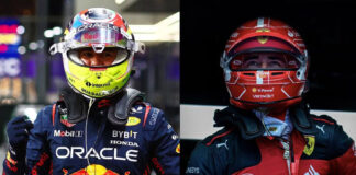 Checo Pérez sale tercero en Azerbaiyán; Leclerc a la pole position Checo Pérez sale tercero en Azerbaiyán; Leclerc a la pole position