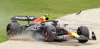 Checo fuera de la Qualy, largará desde el fondo en Australia Checo fuera de la Qualy, largará desde el fondo en Australia