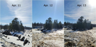 El río St. Louis pasó en tres días a un caudal que asusta por el derretimiento de la nieve El río St. Louis pasó en tres días a un caudal que asusta por el derretimiento de la nieve