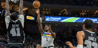 Paliza de los Timberwolves, que siguen soñando con los playoffs: 151 a 131 a los Spurs Paliza de los Timberwolves, que siguen soñando con los playoffs: 151 a 131 a los Spurs