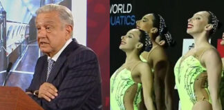AMLO dice que nadadoras mexicanas sí reciben apoyos AMLO dice que nadadoras mexicanas sí reciben apoyos