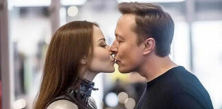 Foto de Elon Musk besando a una robot, ¿es real? Foto de Elon Musk besando a una robot, ¿es real?