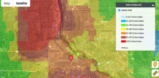 El mapa que mide la delincuencia en 18,000 departamentos de EE.UU. es duro con Minneapolis El mapa que mide la delincuencia en 18,000 departamentos de EE.UU. es duro con Minneapolis