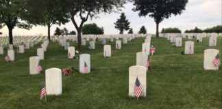 El Cementerio Nacional de Snelling en Minneapolis, escenario de varias ceremonias El Cementerio Nacional de Snelling en Minneapolis, escenario de varias ceremonias