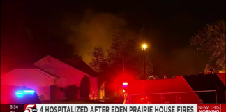 Cuatro personas en el hospital tras dos incendios simultáneos en Eden Praire Cuatro personas en el hospital tras dos incendios simultáneos en Eden Praire