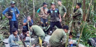 Encuentran con vida a niños perdidos en la selva colombiana Encuentran con vida a niños perdidos en la selva colombiana