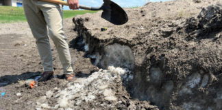 ¿Puedes creer que aún hay una pila de nieve en el aeropuerto MSP? ¿Puedes creer que aún hay una pila de nieve en el aeropuerto MSP?