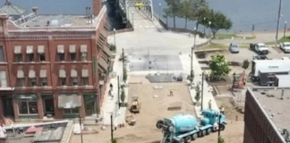 Un tramo de la autopista 95 en Stillwater se cerró por construcción de plaza para peatones Un tramo de la autopista 95 en Stillwater se cerró por construcción de plaza para peatones