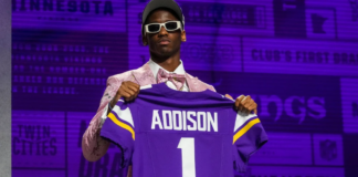 Jordan Addison, nueva estrella del draft de los Vikings, detenido en una autopista a 140 mph Jordan Addison, nueva estrella del draft de los Vikings, detenido en una autopista a 140 mph