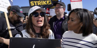 Caótico inicio de la huelga de actores en Hollywood Caótico inicio de la huelga de actores en Hollywood