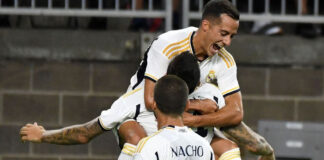 Real Madrid derrotó al Manchester United en Houston, Texas Real Madrid derrotó al Manchester United en Houston, Texas