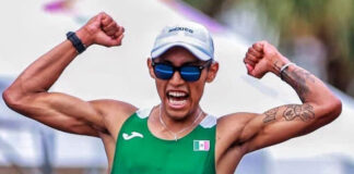 Marchista mexicano pasó de vender hamburguesas a ser medallista de oro Marchista mexicano pasó de vender hamburguesas a ser medallista de oro