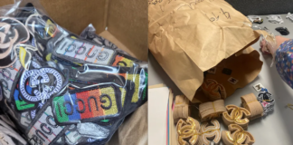 La policía de Arlington encontró más de 100,000 artículos falsificados con un valor de más de US$650,000 La policía de Arlington encontró más de 100,000 artículos falsificados con un valor de más de US$650,000