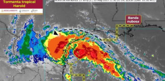 Tormenta “Harold” toca el sureste de EEUU y noreste de México Tormenta "Harold" toca el sur de EEUU y noreste de México