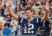 Homenajean a Tom Brady durante el partido Patriots-Eagles Homenajean a Tom Brady durante el partido Patriots-Eagles