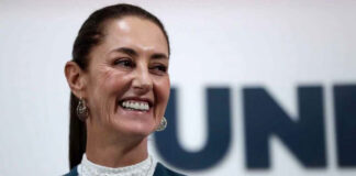 Averiguará Sheinbaum quién puso anuncio en Times Square Averiguará Sheinbaum quién puso anuncio en Times Square