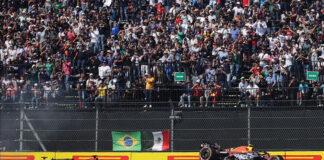 Abandono temprano de Checo Pérez en el Gran Premio de México Abandono temprano de Checo Pérez en el Gran Premio de México