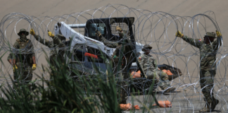 Un juez federal prohibió que siguieran cortando alambre de púas en la Frontera Sur Un juez federal prohibió que siguieran cortando alambre de púas en la Frontera Sur