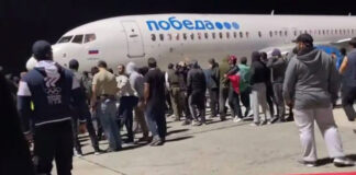 Irrumpen aeropuerto de Daguestán en protesta por llegada de israelís Irrumpen aeropuerto de Daguestán en protesta por llegada de israelís