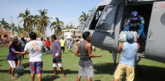 Casi 13 mil afectados por “Otis” han sido rescatados a en Acapulco Casi 13 mil afectados por "Otis" han sido rescatados a en Acapulco