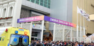 Detonan bombas de ruido en centros comerciales de Chile Detonan bombas de ruido en centros comerciales de Chile