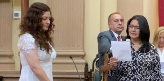 “Hoy me caso con la gente”: Diputada argentina al jurar a su cargo "Hoy me caso con la gente": Diputada argentina al jurar el cargo