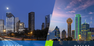 Dallas-Fort Worth, Houston, San Antonio y Austin tienen casi el 70% de la población de Texas Dallas-Fort Worth, Houston, San Antonio y Austin tienen casi el 70% de la población de Texas