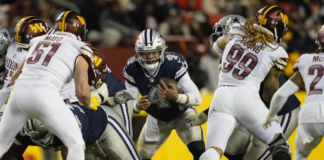 Los Cowboys aplastan a los Commanders, por 45-10: 13 victorias seguidas en casa Los Cowboys aplastan a los Commanders, por 45-10: 13 victorias seguidas en casa