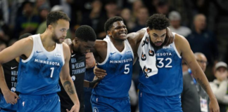 A pesar de la victoria ante los Thunder, Anthony Edwards dejó la cancha lesionado A pesar de la victoria ante los Thunder, Anthony Edwards dejó la cancha lesionado