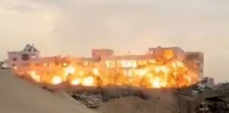 Así hizo explotar el ejército israelí el Parlamento de Hamas en Gaza Así hizo explotar el ejército israelí el Parlamento de Hamas en Gaza