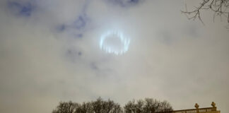 Aparece un misterioso anillo de luces en el cielo en Milán, Italia Aparece un misterioso anillo de luces en el cielo en Milán, Italia