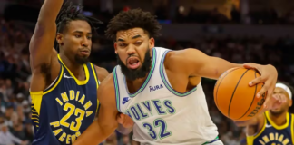Karl-Anthony Towns anotó 40 puntos, su mayor cifra del año: Timberwolves vencen a Pacers Karl-Anthony Towns anotó 40 puntos, su mayor cifra del año: Timberwolves vencen a Pacers