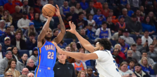 Con 18 triples, Oklahoma hizo algo impensado: ganarle a los Timberwolves Con 18 triples, Oklahoma hizo algo impensado: ganarle a los Timberwolves