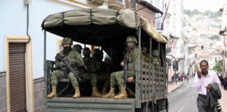 “No retrocederemos ante el terrorismo”: Ejército de Ecuador "No retrocederemos ante el terrorismo": Ejército de Ecuador