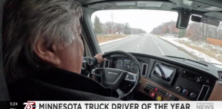 Minnesota eligió al camionero del año, que suma millones de millas al volante Minnesota eligió al camionero del año, que suma millones de millas al volante