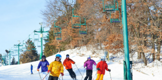 La nieve del domingo llevó diversión por primera vez a las pistas de esquí La nieve del domingo llevó diversión por primera vez a las pistas de esquí