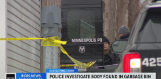 Minneapolis: descubren un cadáver en un bote de basura en un garaje Minneapolis: descubren un cadáver en un bote de basura en un garaje