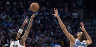 Con 35 puntos de Kyrie Irving, los Dallas Mavericks vencieron 115-108 a los Timberwolves Con 35 puntos de Kyrie Irving, los Dallas Mavericks vencieron 115-108 a los Timberwolves